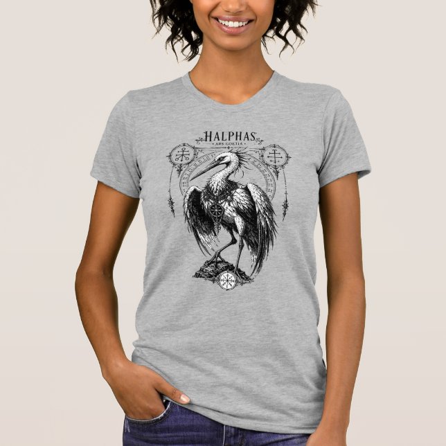 Camiseta Guardián gótico Halphas en vuelo (Anverso)