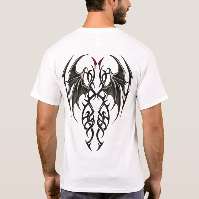 Camiseta Guardián Tribal de Obsidiana (Reverso)