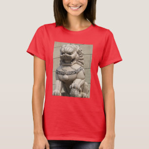 Camiseta Guardianes chinos de león Foo Dog 石 獅
