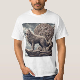 Camiseta Guardianes de la Naturaleza: Lobo y Trisquel Celta