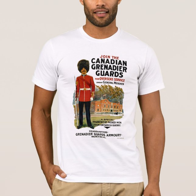 Camiseta Guardias de granadero de Canadá (Anverso)
