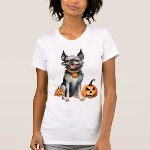 Camiseta Guardias de perro agudos Prima de calabazas de Hal