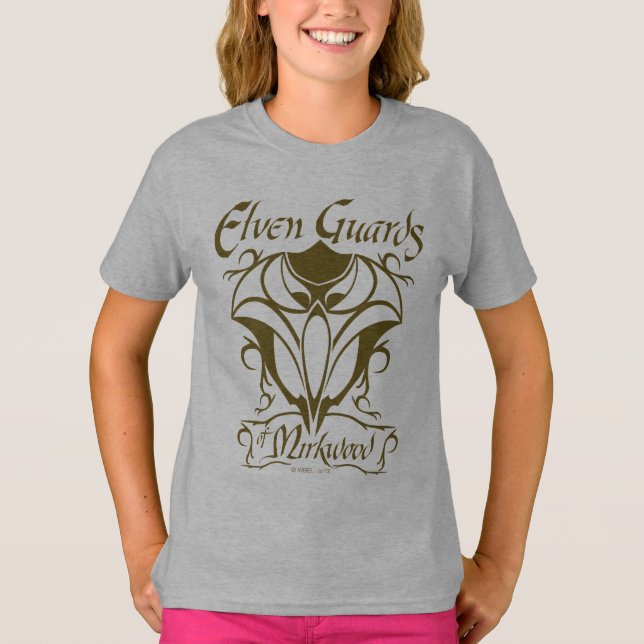 Camiseta Guardias elfos del nombre de Mirkwood (Anverso)