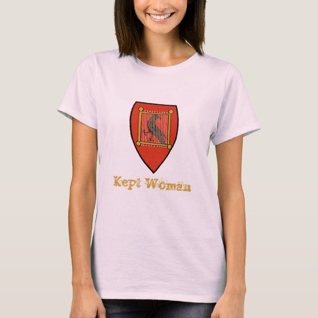 Camiseta Guardó a la mujer, jaula dorada II (Anverso)