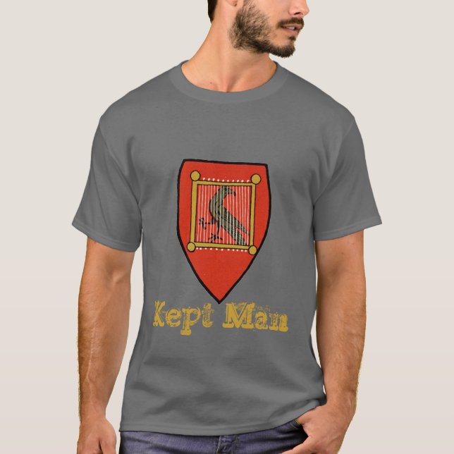 Camiseta Guardó al hombre, jaula dorada (Anverso)
