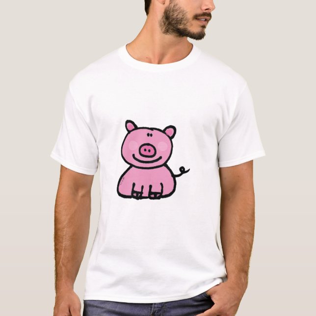 Camiseta Guarro rosado (Anverso)