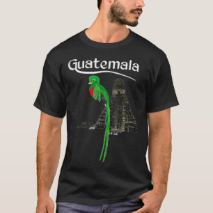 Camiseta Guate Quetzal Guatemala Maya Antigua Tikal Coban V