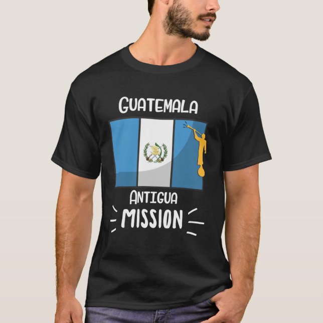 Camiseta Guatemala Antigua Mormon LDS Mission Missionary (Anverso)