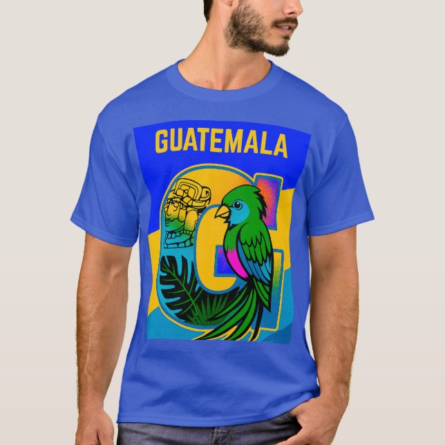 CAMISETA GUATEMALA ARTE POP (Anverso)