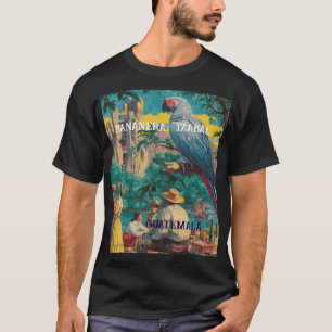 Camiseta GUATEMALA, BANANERA IZABAL Retro poster