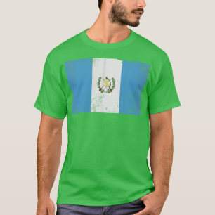 Camiseta Guatemala Bandera de época Retro Fade