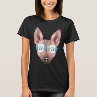 Camiseta Guatemala Bandera Estadounidense Hairless Terrier 