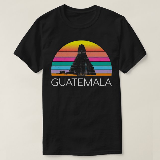 Camiseta Guatemala Capilla Quetzal Guate Mujeres Antigua Ti (Diseño del anverso)