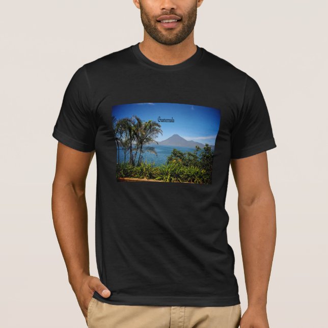 Camiseta Guatemala, el hermoso paisaje de la naturaleza (Anverso)