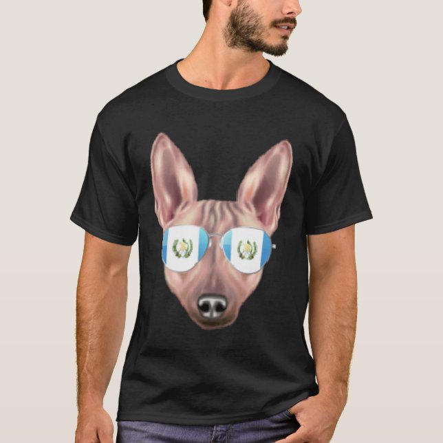 Camiseta Guatemala Flag American Hairless Terrier Guatemala (Anverso)