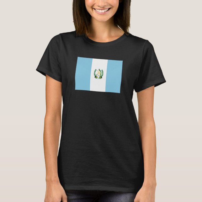 Camiseta Guatemala Flag Chapin Quetzal Antigua Tikal Peten  (Anverso)