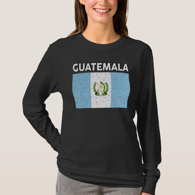 Camiseta Guatemala Flag Guatemalan Hispanic Heritage Month  (Anverso)
