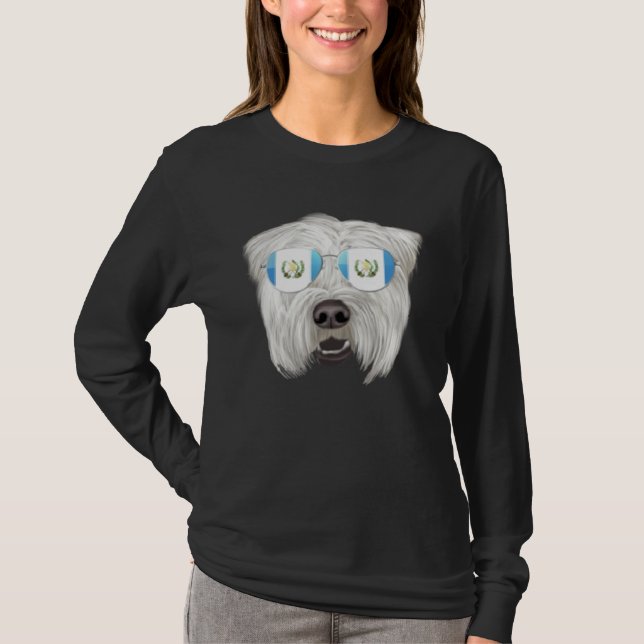Camiseta Guatemala Flag Soft Coated Wheaten Terrier Guatema (Anverso)