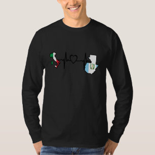 Camiseta Guatemala Italia Bandera Guatemalteco Italiano Lat