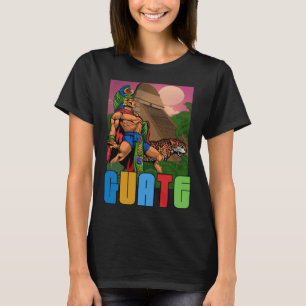 Camiseta Guatemala Orgullosa Bandera Hispánica Tecnológica