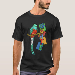 Camiseta Guatemala Orgullosa Gua Nacional de Aves Quetzal