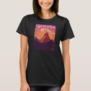 Camiseta Guatemala Orgulloso Volcán Hispano Tikal Vintage G