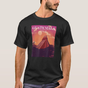 Camiseta Guatemala Orgulloso Volcán Hispano Tikal Vintage G