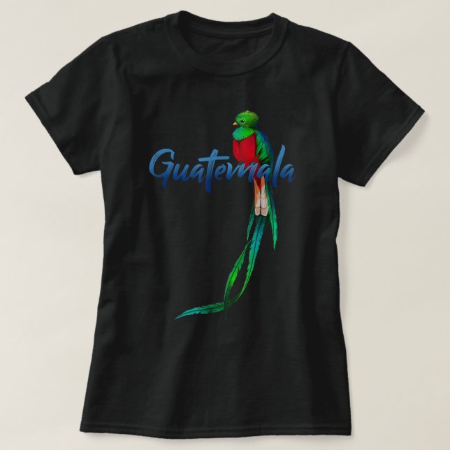 Camiseta Guatemala quetzal (Diseño del anverso)