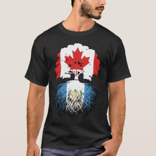 Camiseta Guatemala Raíces de árbol canadiense guatemalteco