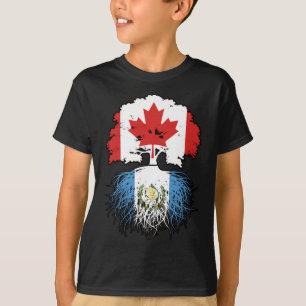 Camiseta Guatemala Raíces de árbol canadiense guatemalteco