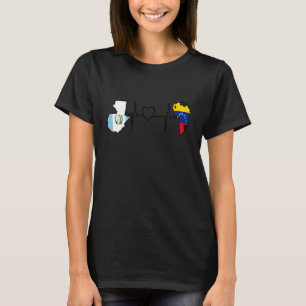 Camiseta Guatemala Venezuela Bandera Guatemalteco Venezolan