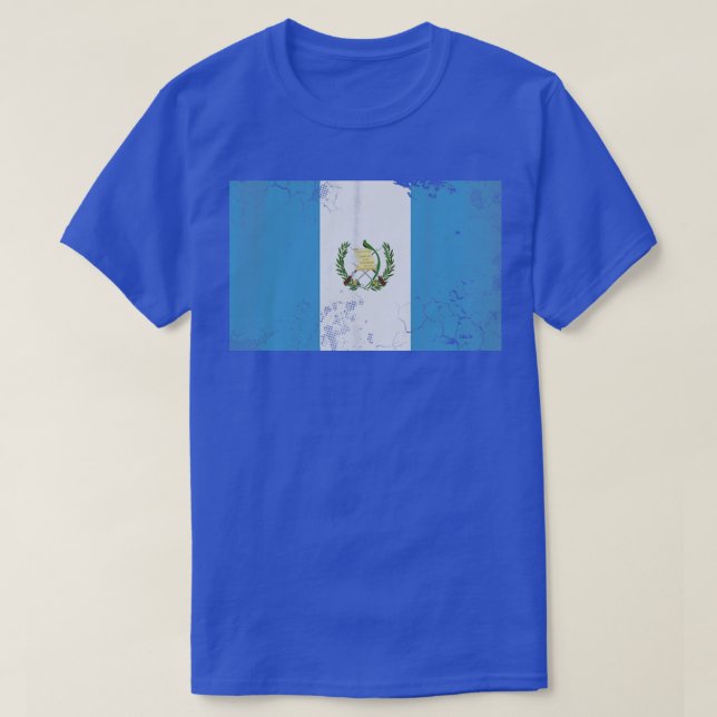 Camiseta Guatemala Vintage Flag Retro Fade (Diseño del anverso)