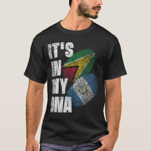 Camiseta Guatemala Y Guyana Mezclan Patrimonio De ADN