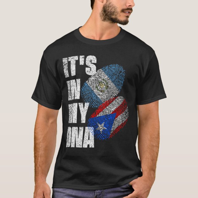 Camiseta Guatemala Y Puerto Rico Mezclan Patrimonio De La B (Anverso)