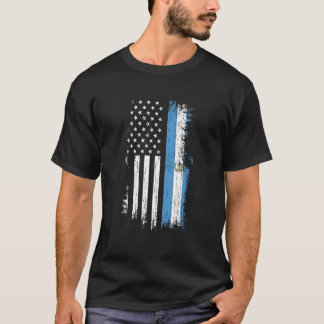 Camiseta Guatemalan American Flag Pride Guatemala