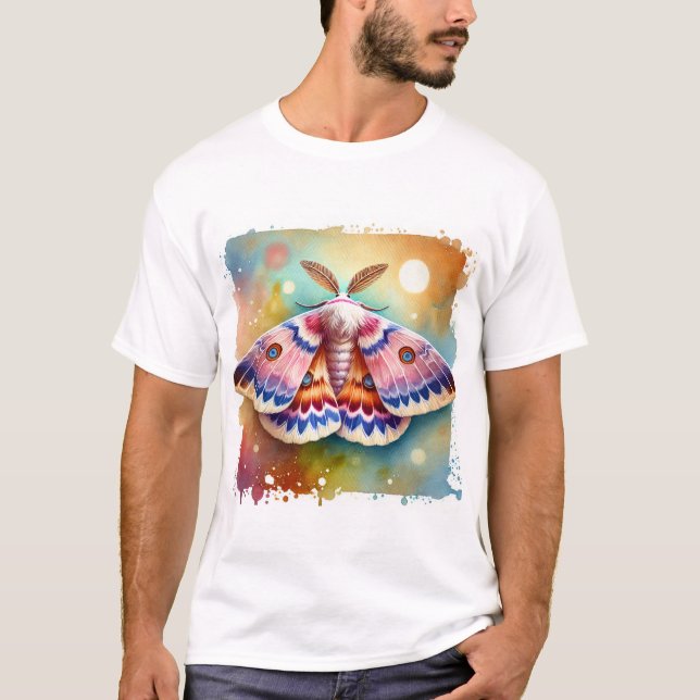 Camiseta Guatemalan Potato Moth 170724AREF118 - Watercolor (Anverso)