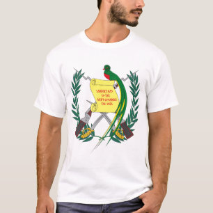 Camiseta guatemalteca del escudo de armas