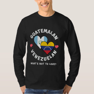 Camiseta Guatemalteco Venezolano Qué No Amar Corazón Fla