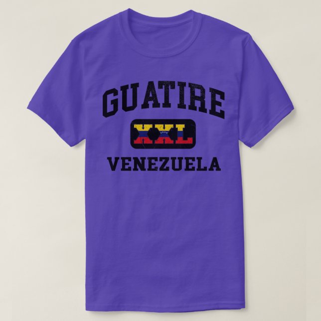 Camiseta Guatire Venezuela XXL Diseño atlético (Diseño del anverso)
