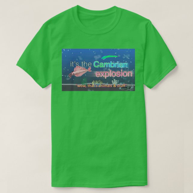 Camiseta Guau de la explosión de Cambria (Diseño del anverso)