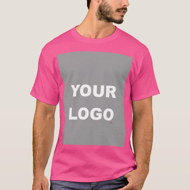 Camiseta Guau Pink Añadir tu foto (Anverso)