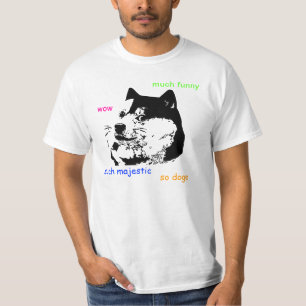 Camiseta Guau. Tal camiseta. Tan dux del shibe