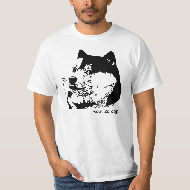 Camiseta Guau. Tal camiseta. Tan dux del shibe (Anverso)