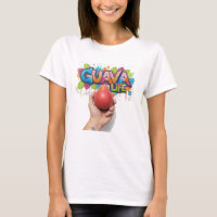 Guava Life Mano Sosteniendo Fruta Madura Estilo Ar
