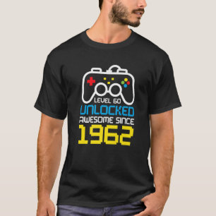 Camiseta Guay 60º Nivel De Cumpleaños 60 Cumpleaños Desbloq