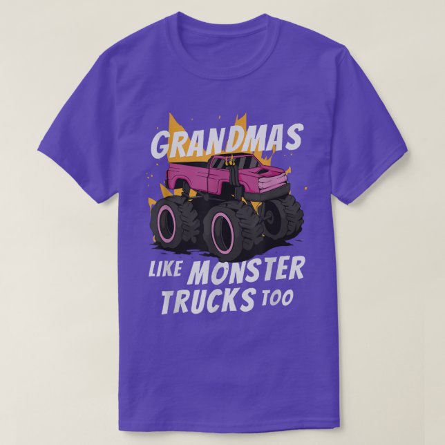 Camiseta Guay Abuela Monstruo Camión Abuela Como Monster T (Diseño del anverso)