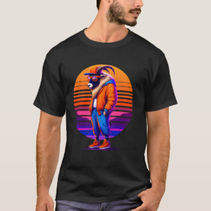 Camiseta Guay Addax Moderno Estilo Urbano Sunset Retro Art