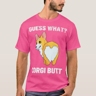 Camiseta Guay Adivinan Qué Corgi Butt Kawaii Perro Corgis A
