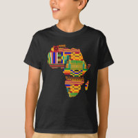 Guay Africa Map Kente Cloth For Wong African Lover