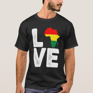 Camiseta Guay Africa Map Love For Afro Men Black Hist